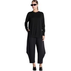 NWT Roucha Poca Seam Pants black B US 6/8  Crepe